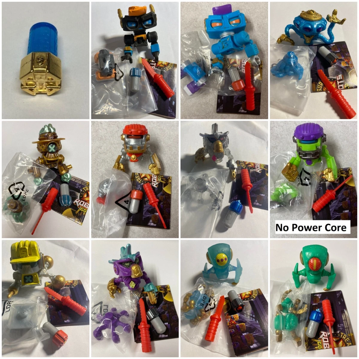Choose 1x Treasure X Robots Gold Moose Toys 2022 Opened Repackaged New