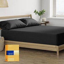 Twin XL Fitted Sheet Only - 100 Egyptian Cotton 600 Thread Count 16" Deep Po...