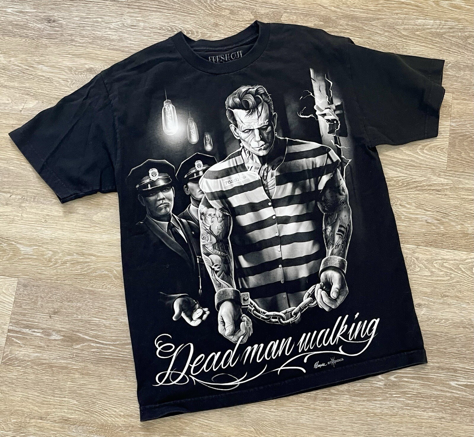 FILA Death Row Frankenstein Dead Man Walking David Gonzales DGA Art Tattoo Med