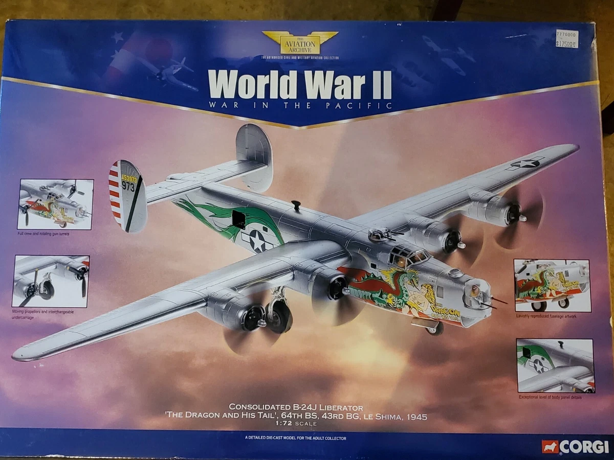 Corgi B 24 J Liberator The Dragon And His Tail WWII Bomber Plane 1