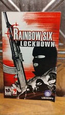 RAINBOW SIX Lockdown PS2 PlayStation 2 Original UBISOFT Game Instruction Booklet