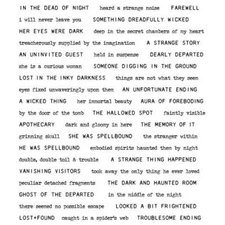 Tim Holtz Stampers Anonymous "TINY TEXT HALLOWEEN" Rubber Cling Stamp Set 2020