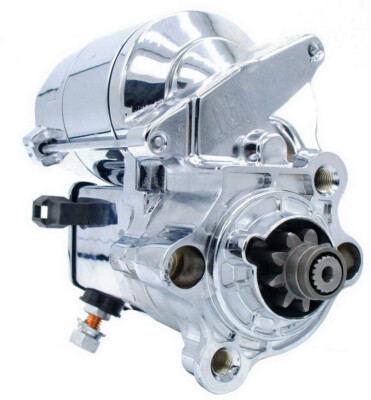 Anlasser Starter verchromt für Harley Davidson Hugger Sportster XLH 1000  XLH883