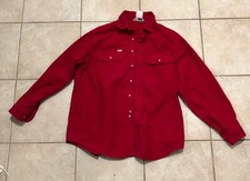 vintage carhartt button up Shirt Made In USA XL