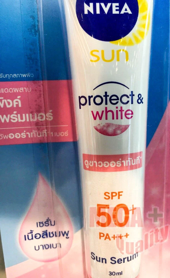 NIVEA Sun protect + Bright Instant Aura SPF50 UVA Protection Lighten 30ml - Image 3 of 3