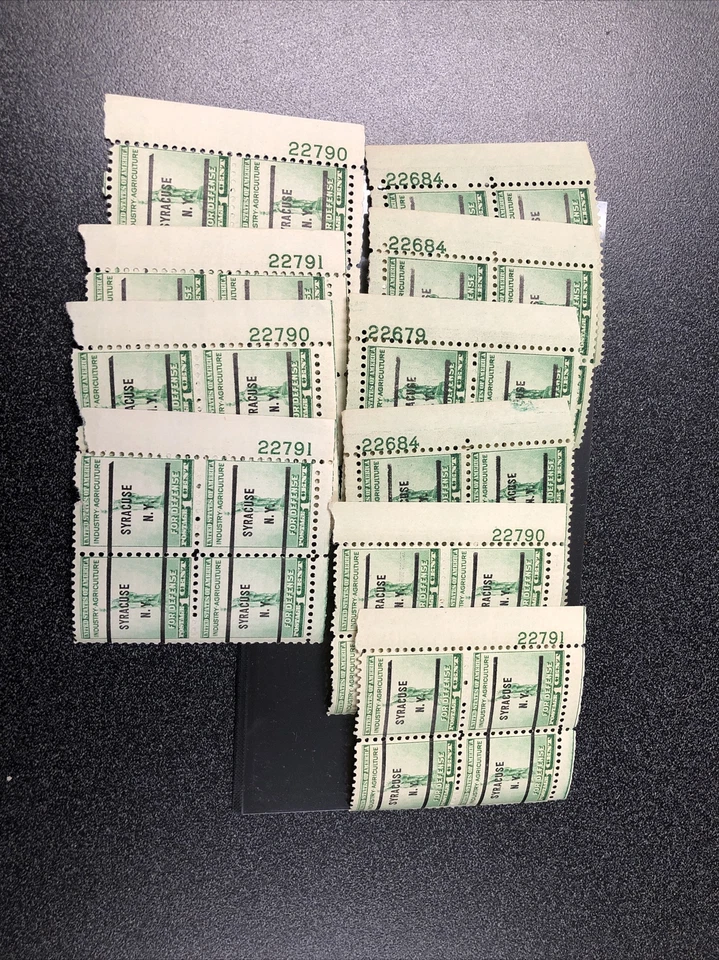 US PB : Sc# 899 National Defense - Statue of Liberty -1940-MNH-VF ; Lot Of 25. - Image 3 of 4