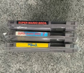 Nintendo Nes Super Mario Bros. Games (Pack of 3) r.31 🄲🄾🄻🄻🄴🄲🅃🄾🅁🅂 &reg;