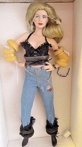 harley davidson porcelain doll