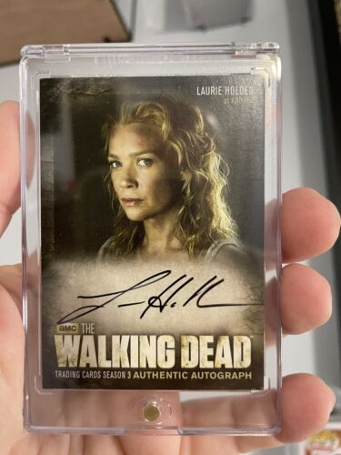 2014 The Walking Dead Season 3 LAURIE HOLDEN AUTOGRAPH Card A14 Auto ANDREA - Imagen 1 de 2