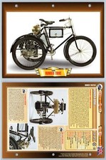 Humber Trike - 1898 - Vintage Motorbikes - Atlas Motorbike Fact File Card