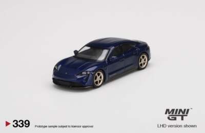 MINI GT Porsche Taycan Turbo S Blue #339 (LorR Random delivery
