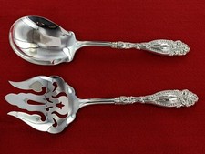 Frank M. Whiting Sterling Silver 1890's Spoon & Fork with Plated Bowl