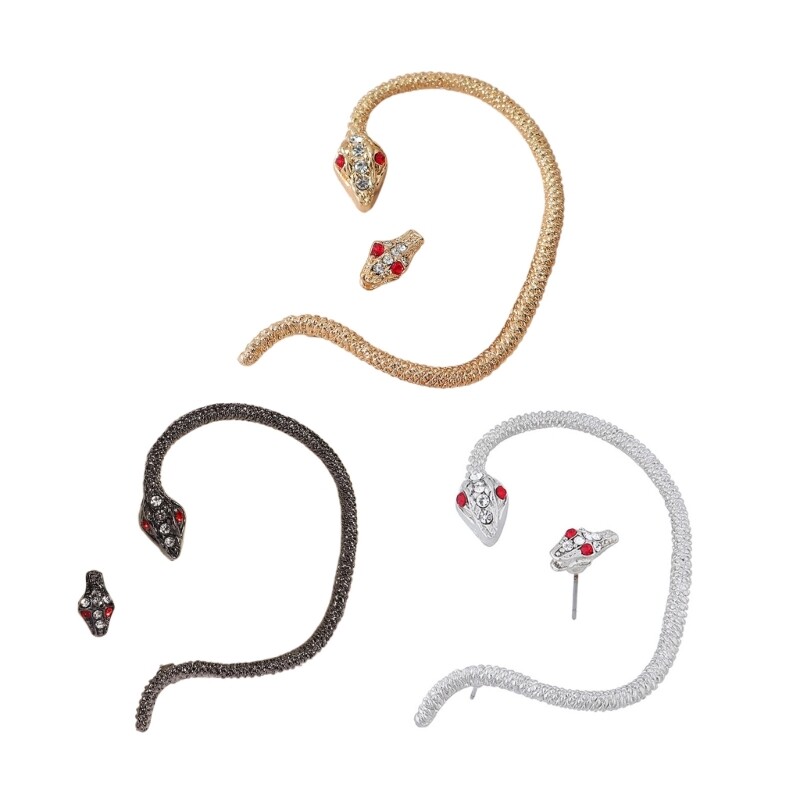 Snake Earrings Ear Cuffs Pierced Ear Wrap Snake Climber Earrings Birthday
