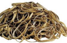 25 lb Value Case Alliance  64 Postal Rubber Bands - 3 1/2" x 1/4" for Bulk Mail