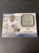 2021 Topps Update Baseball Alex Rodriguez Commemorative 70th Anniversary Patch