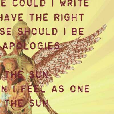 Nirvana In Utero All Apologies Song Lyrics Poster Art Print | eBay