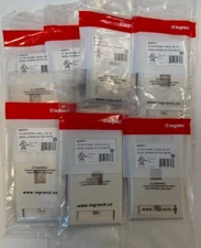 Legrand  FP Single Hole  Keystone SG PC KSFP1  Lot of 7  Ships FREE in the USA