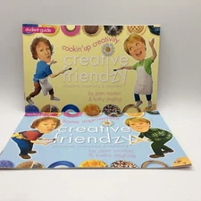 2 PC Pam Morton Books Creative Friendzy Cookin' Up Creativity/Home Improvement 