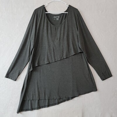 Latched Mama Womens 2XL Nursing Layered Breastfeeding Shirt