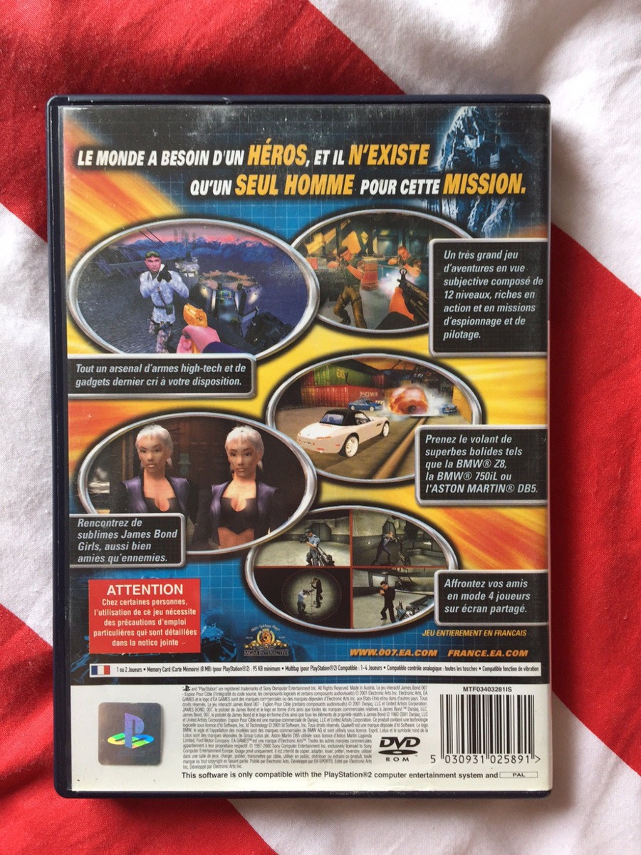 Jeu PS2 James Bond 007 : Espion Pour Cible - Version PAL, En Très Bon état, Boîte Complète