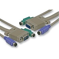 Lead Kvmvga M-f & Ps2 M-m 10mgry Cable Assemblies Computer Cables - Cj54876 Lead Kvmvga M-f & Ps2 M-m 10mgry Cable Assemblies Computer Cables - Cj54876
