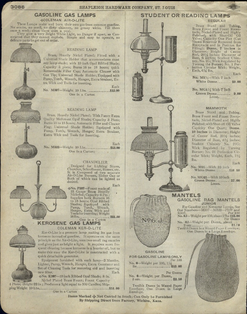 Coleman&Non-Coleman Lamp Shades Book ① Coleman&Non-Coleman Lamp Shades Book ①