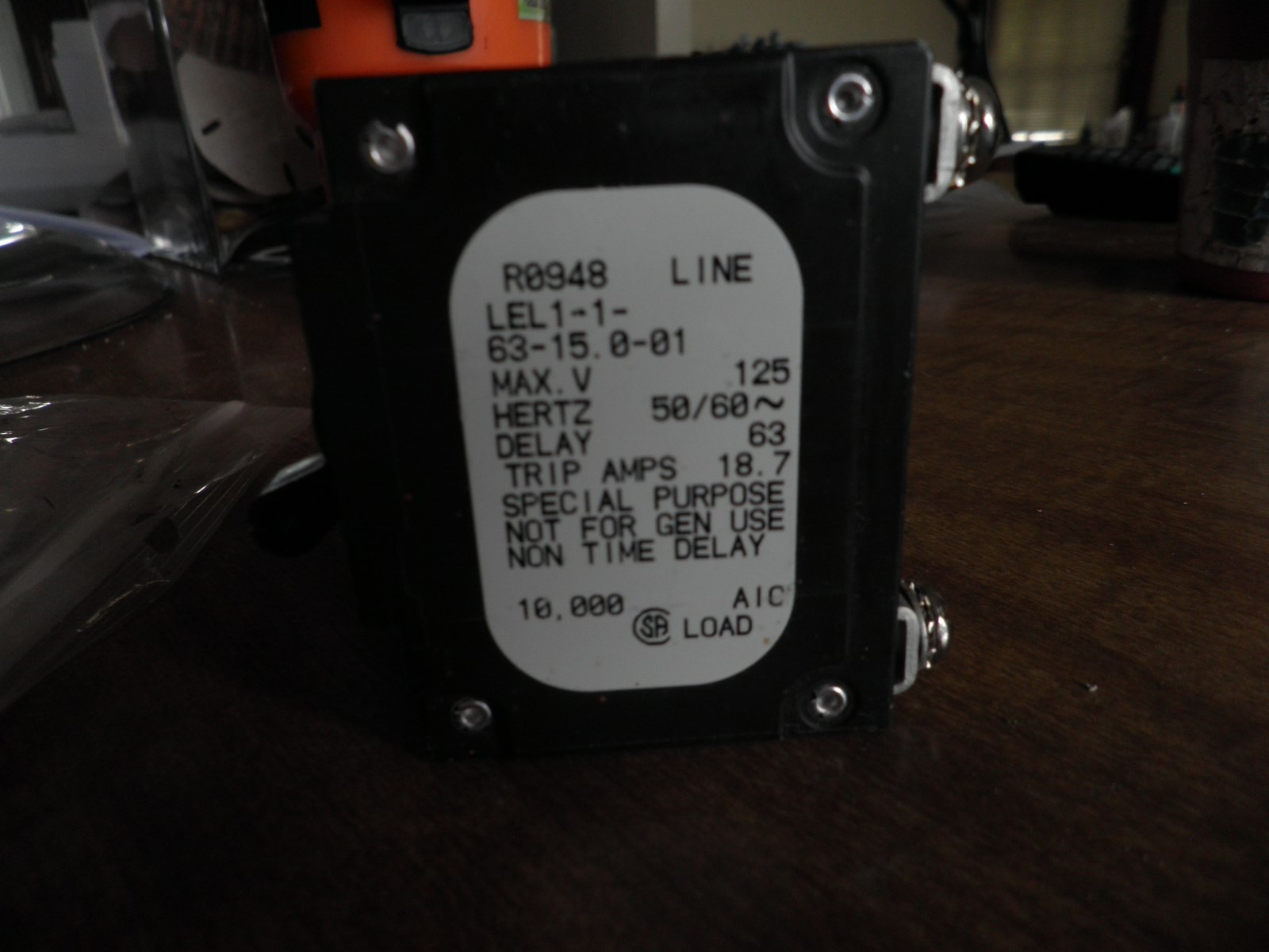 AIRPAX 15 AMP BREAKER eBay