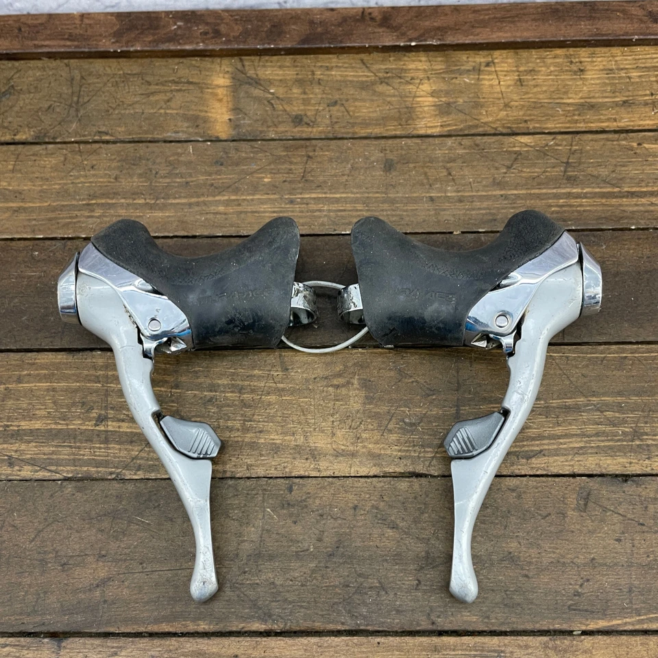 Shimano Dura Ace  Shifters Set 8s STI 8 Speed ST-7400 Series Shift Lever Vintage - Image 4 of 4