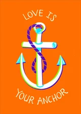 Designer Greetings Love is Your Anchor Wedding Anniversary Congratulations Card