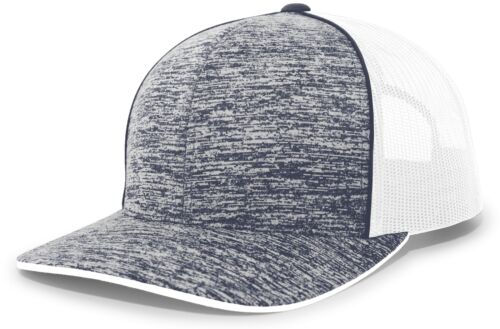 Pacific Headwear 106C Aggressive Heather Trucker Snapback Cap - Picture 10 of 14