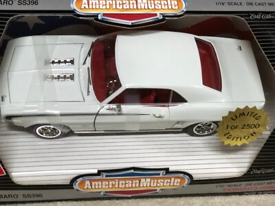 CANNADAY'S 1969 CAMARO SS 396 ERMINE WHITE 1:18 ERTL