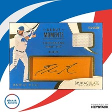 2020 Immaculate Collection Edwin Rios Debut Moments /99 MEM Auto RC Dodgers