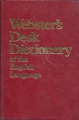 Webster's Desk Dictionary - Hardcover, by Rh Value Publishing - Acceptable