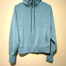 Old Navy Active Women s L Blue Dynamic Fleece Pullover Sweatshirt