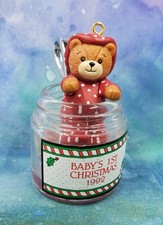 LM1 Lucy & Me Rigg Christmas Ornament Baby's 1st Christmas Tasty Tidings 1992