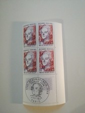 Timbre FRANCE Beaumarchais 1967 Neuf ** YT1512 COIN NUMEROTE+ cachet 1er jour