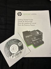 HP Officejet 6500A "Getting Started Guide" Manuale Istruzioni con Disco Completo