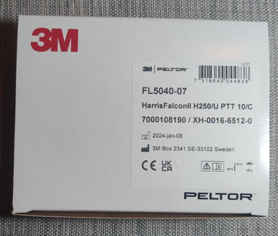 3M PTT-Adapter für Funkkommunikation - 3M PELTOR/ FL5040-07 harris