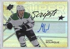 2024-25 SPx Superscripts Rookies Gold 2/99 Mavrik Bourque #SSR-MB Auto 1re5