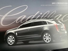 Cadillac SRX Crossover Original Car Sales Brochure Sheet Collectible In German