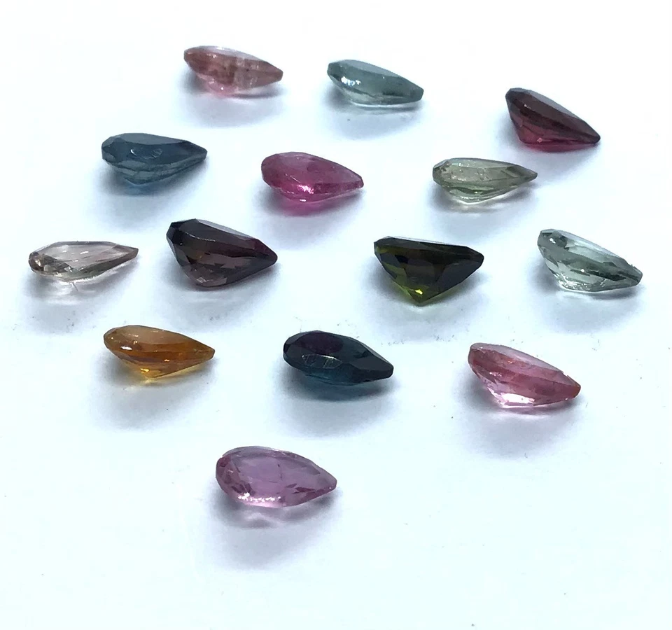 Pear Cut Multi Tourmaline Natural Loose Gemstone For Making All Type Jewelry - Image 4 of 4