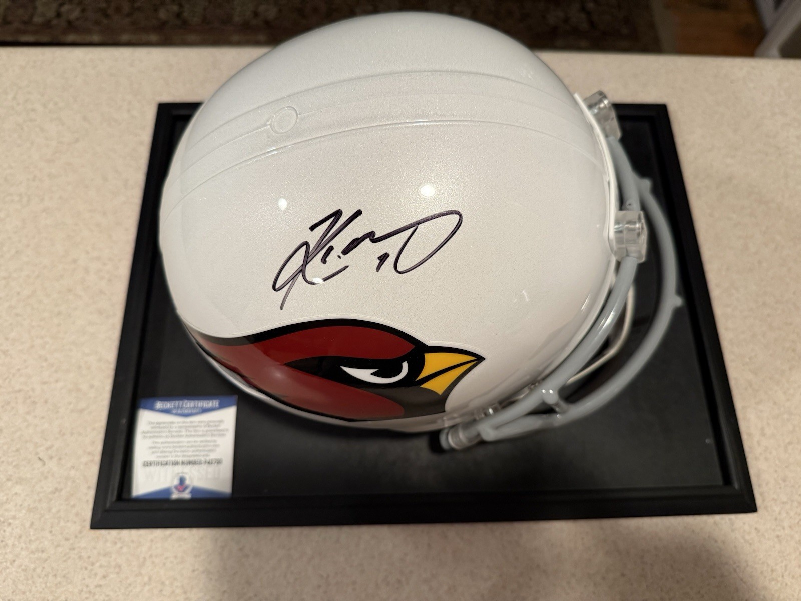 Kyler Murray Autographed Signed Arizona Cardinals Cardinals QB Full Size Authentic Helmet - COA Becket 