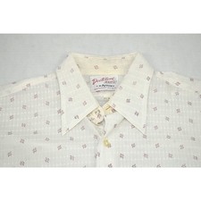 Vintage Leisure Arrow Dectolene Knits Shirt Size L 60s 70s Textured Pink Florets