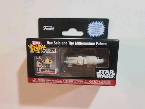 Funko Bitty POP! Rides: Star Wars Han Solo & Millenium Falcon NIB