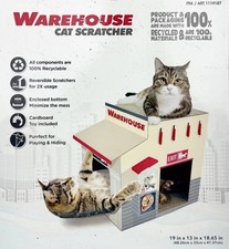 WAREHOUSE CAT SCRATCHER COSTCO Dbl Decker Cardboard 100 Recycled Material NEW