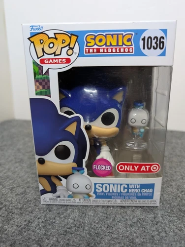 Funko Pop! Vinyl: Sonic the Hedgehog Sonic with Chao (Flocked) Target Exclusive