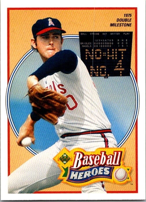 1991 Upper Deck #12 Nolan Ryan Baseball Heroes: Nolan Ryan