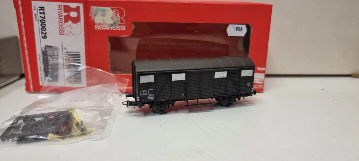 HO LIMA LOT De 2 Wagons Couvert A Essieux / Bogies Sncf No Roco EUR 10,00 - FR