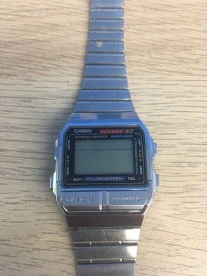 CASIO DATABANK80 Watch From Japan