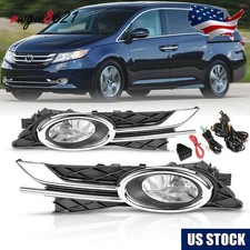 Fog Light Wbezelwiringswitch Front Leftright Fit For 2014-2017 Honda Odyssey